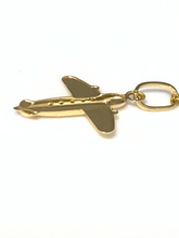 Load image into Gallery viewer, New Authentic 18K Saudi Gold 18&quot; Necklace with Airplane Pendant - Rafant
