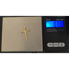 Load image into Gallery viewer, 18K Gold Pendant Cross 0.71 grams - Rafant
