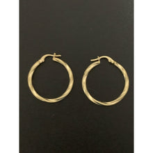 Load image into Gallery viewer, 18K Gold Gold Earrings Hoops Loops 1.32 grams - Rafant
