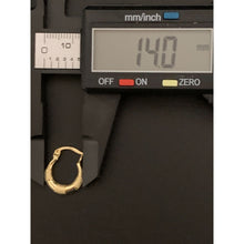 Load image into Gallery viewer, 18K Gold Earrings Hoops Loops Small 1.13 grams - Rafant

