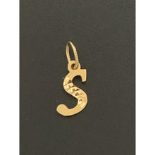 Load image into Gallery viewer, 18K Gold Pendant Charm Letter S 0.56 grams - Rafant
