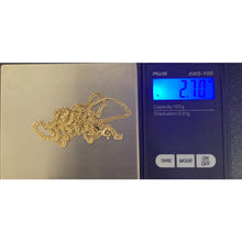 Load image into Gallery viewer, 18K Gold Necklace Chain Only 20 inches 2.70 grams - Rafant
