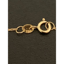 Load image into Gallery viewer, 18K Gold Necklace Chain Cable Link 17.50&quot; with Knot Pendant 1.24 grams - Rafant
