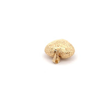 Load image into Gallery viewer, 18K Yellow Gold Pendant Puffed Heart Textured 1.67 grams - Rafant
