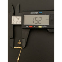 Load image into Gallery viewer, 18K Gold Earrings Dangling Drop 2.68 grams - Rafant
