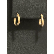 Load image into Gallery viewer, 18K Gold Earrings Hoops Loops Small 0.87 grams - Rafant
