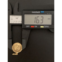 Load image into Gallery viewer, 18K Gold Pendant Round Mother Mary 1.02 grams Small - Rafant
