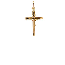 Load image into Gallery viewer, 18K Gold Pendant Cross Jesus Christ Religious 0.69 grams - Rafant
