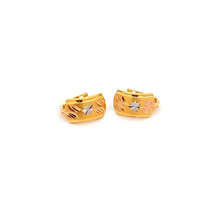 Load image into Gallery viewer, 21K Gold Earrings French Clips White Yellow Gold - Rafant
