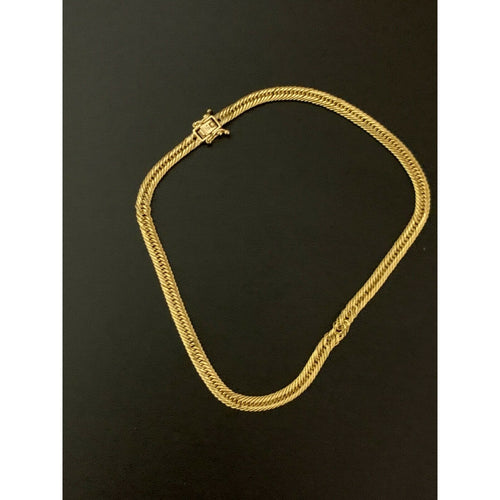 18K Japan Gold Chain Bracelet Size 8