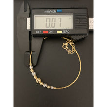 Load image into Gallery viewer, 18K Gold Bracelet Saudi Gold Round Circle Beads Size M-L - Rafant
