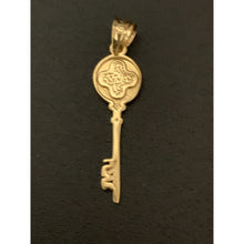 Load image into Gallery viewer, 18K Saudi Gold Key Pendant Real White Yellow Gold - Rafant
