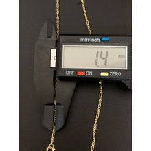 Load image into Gallery viewer, 18K Gold Chain Necklace Saudi Gold Cable Link 18&quot; - Rafant
