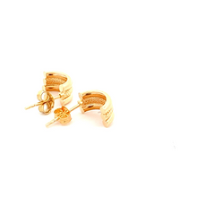Load image into Gallery viewer, 18K Yellow Gold Earrings Stud Post - Rafant
