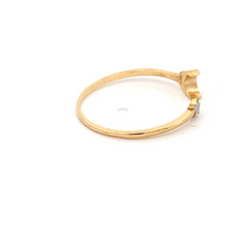 Load image into Gallery viewer, 18K Gold Ring Size 5.5 Moon Star - Rafant
