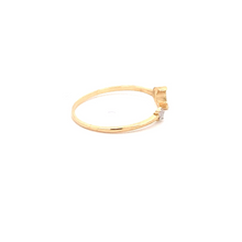 Load image into Gallery viewer, 18K Gold Ring Size 5.5 Moon Star - Rafant
