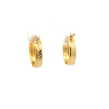 Load image into Gallery viewer, 18K Yellow Gold Earrings Hoops Small - Rafant
