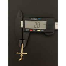 Load image into Gallery viewer, 18K Saudi Gold Pendant Cross Yellow Real Gold - Rafant
