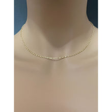 Load image into Gallery viewer, 18K Gold Chain Necklace Saudi Gold Cable Link 18&quot; Fine Jewelry - Rafant
