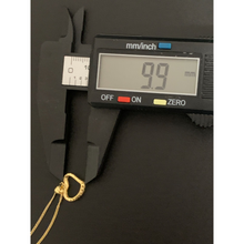 Load image into Gallery viewer, 18K Gold Necklace Chain 18 inches with Open Heart Pendant 1.23 grams - Rafant
