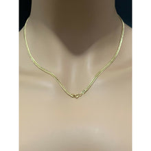Load image into Gallery viewer, Real 18K Saudi Gold Chain Necklace Curb Cuban 18 inches 5.18 grams - Rafant
