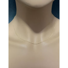 Load image into Gallery viewer, 18K Gold Chain Necklace Saudi Real Gold 17.75&quot; Lightweight Dainty Delicate - Rafant

