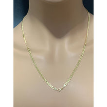 Load image into Gallery viewer, 18K Gold Chain Necklace Real Saudi Gold Curb 22&quot; - Rafant
